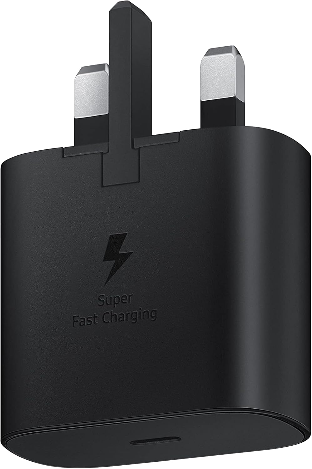شاحن سامسونج بقوة 25 واط USB-C| أسود شاحن سامسونج بقوة 25 واط USB-C| أسود